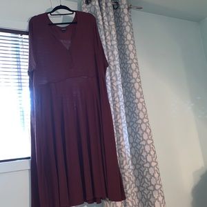 Torrid Brown Midi Dress 4X